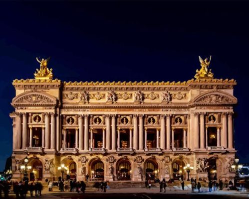 Paris Opera Paint By Numbers