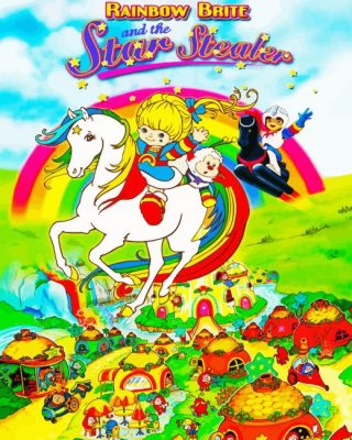 Rainbow Brite Paint By Numbers