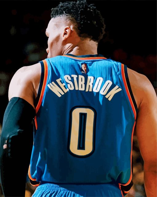 Russell Westbrook Player Paint By Numbers