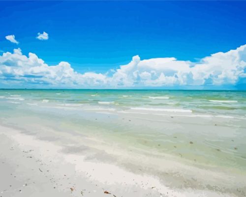 Sanibel Beach Paint By Numbers