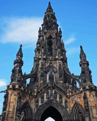 Scott Monument Paint By Numbers