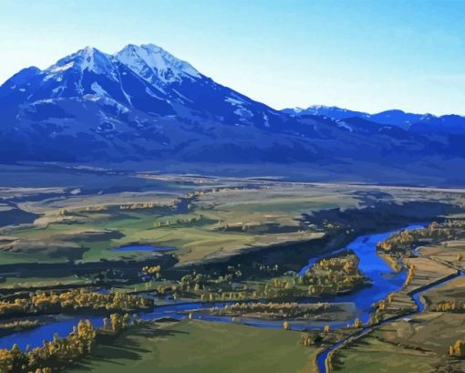 The Yellowstone River Paint By Numbers