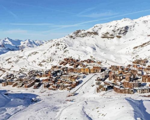 Val Thorens Paint By Numbers