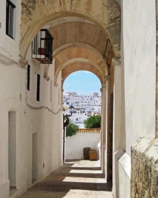 Vejer Spain Paint By Numbers