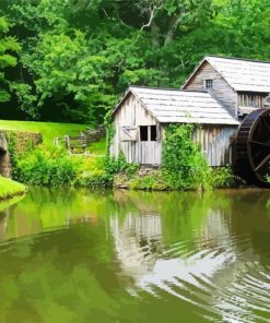 Virginia Mabry Mill Paint By Numbers
