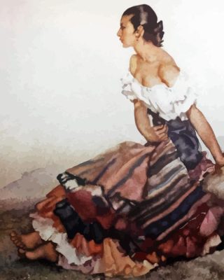 William Russell Flint Paint By Numbers