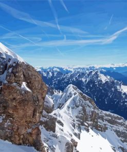 Zugspitze Peak Paint By Numbers