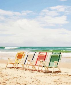 Beach Chair Paint By Numbers