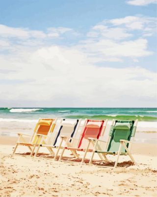 Beach Chair Paint By Numbers