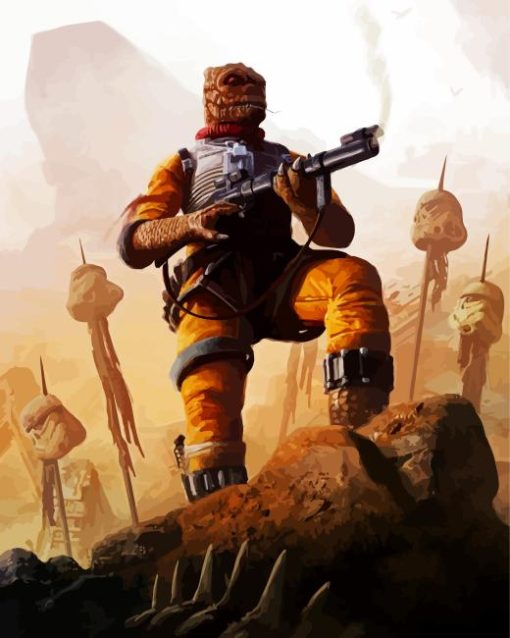 Bossk Paint By Numbers