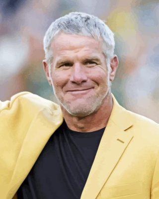 Brett Favre Paint By Numbers