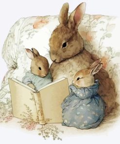 Bunnies and Mother Paint By Numbers