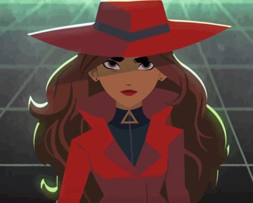 Carmen Sandiego Paint By Numbers