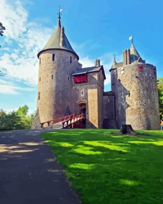 Castell Coch Paint By Numbers