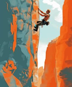 Cliff Climbing Paint By Numbers