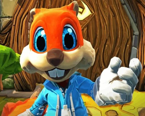 Conker Paint By Numbers