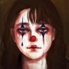 Crying Clown Paint By Numbers