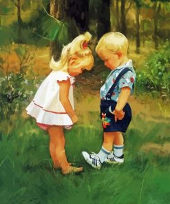 Cute Kids Paint By Numbers