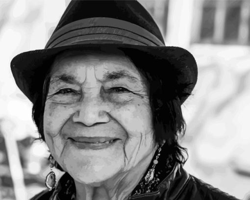 Dolores Huerta Paint By Numbers