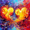 Double Hearts Paint By Numbers