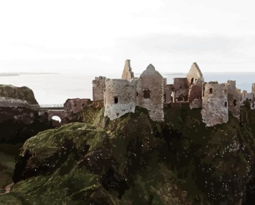 Dunluce Castle Paint By Numbers