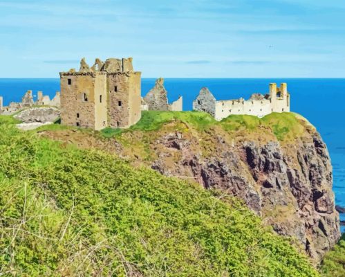 Dunnottar Castle Paint By Numbers