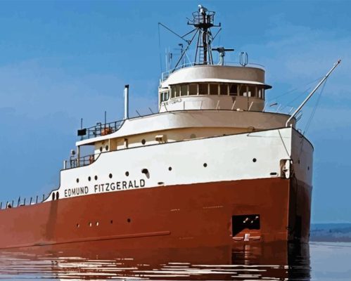 Edmund Fitzgerald Paint By Numbers