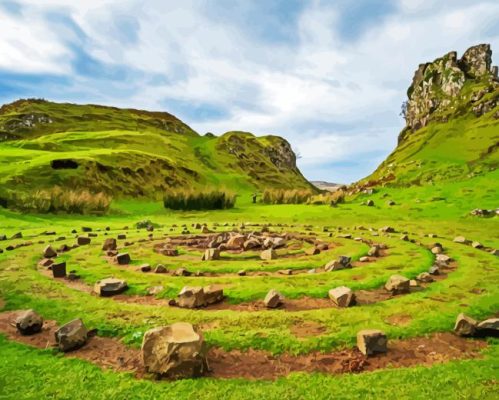 Fairy Glen Scotland Paint By Numbers