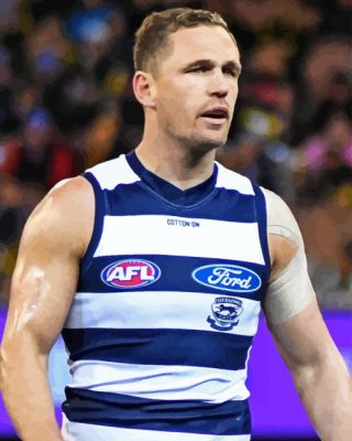 Joel Selwood Paint By Numbers