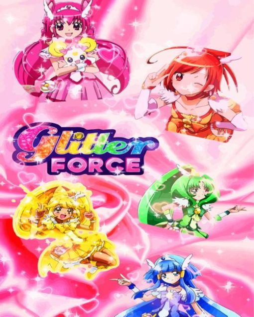 Glitter Force Paint By Numbers
