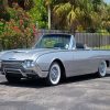 Grey 1961 Thunderbird Paint By Numbers