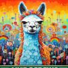 Hippie Llama Quote Paint By Numbers