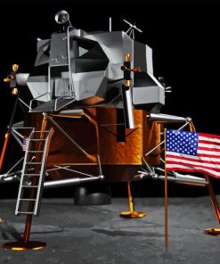 Lunar Module Paint By Numbers