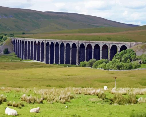 Ribblehead Viaduct Paint By Numbers