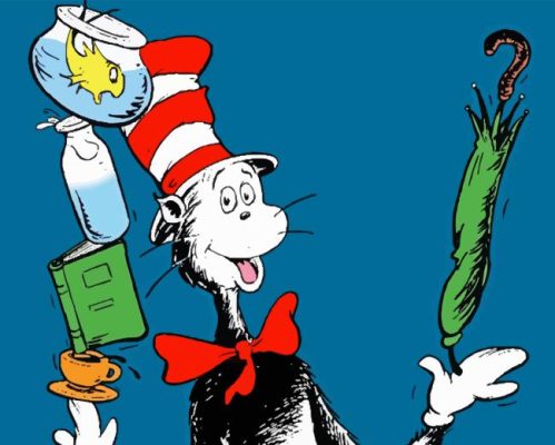 The Cat In The Hat Paint By Numbers