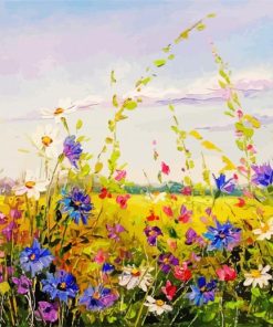Abstract Meadow Paint By Numbers