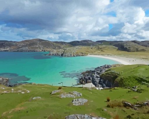 Achmelvich Bay Paint By Numbers