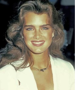 Actress Brooke Shields Paint By Numbers