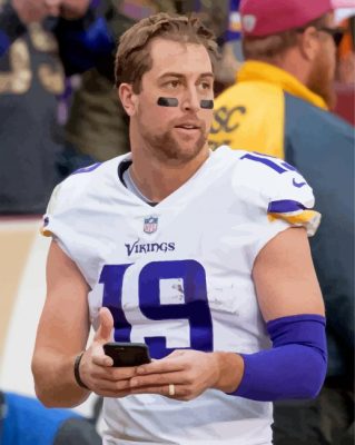 Adam Thielen Paint By Numbers