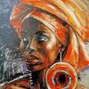 African Lady Abstract Paint By Numbers