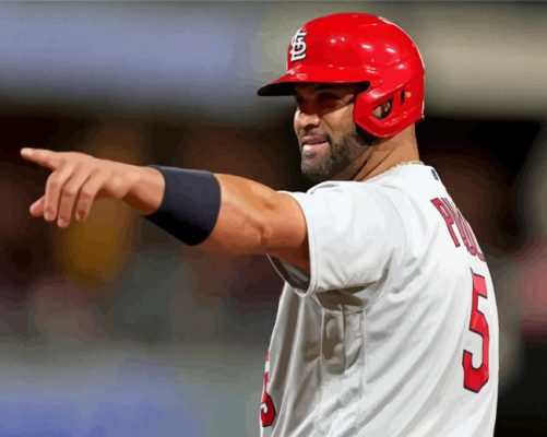 Albert Pujols Paint By Numbers