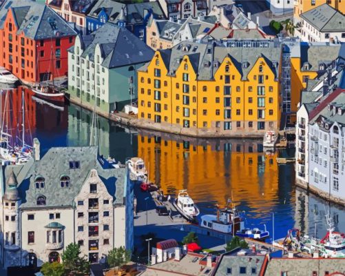 Alesund View Paint By Numbers