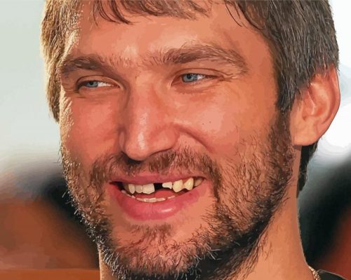 Alexander Ovechkin Face Paint By Numbers