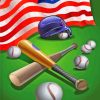 American Flag With Baseball Paint By Numbers