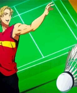 Anime Badminton Player Paint By Numbers