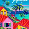 Antigua Beach Paint By Numbers