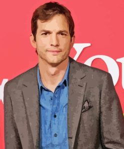 Ashton Kutcher Paint By Numbers