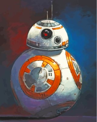 BB 8 Paint By Numbers