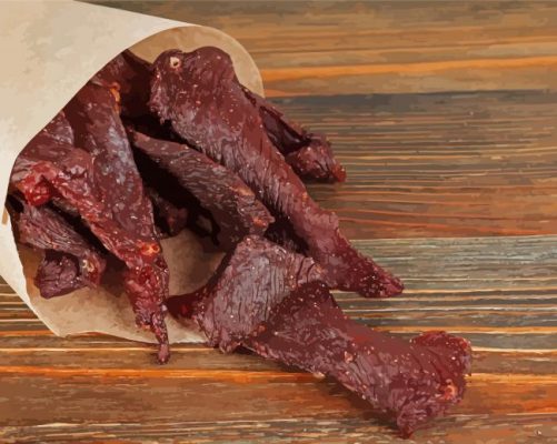 Beef Jerky Meat Paint By Numbers