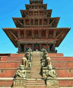 Bhaktapur Nepal Paint By Numbers